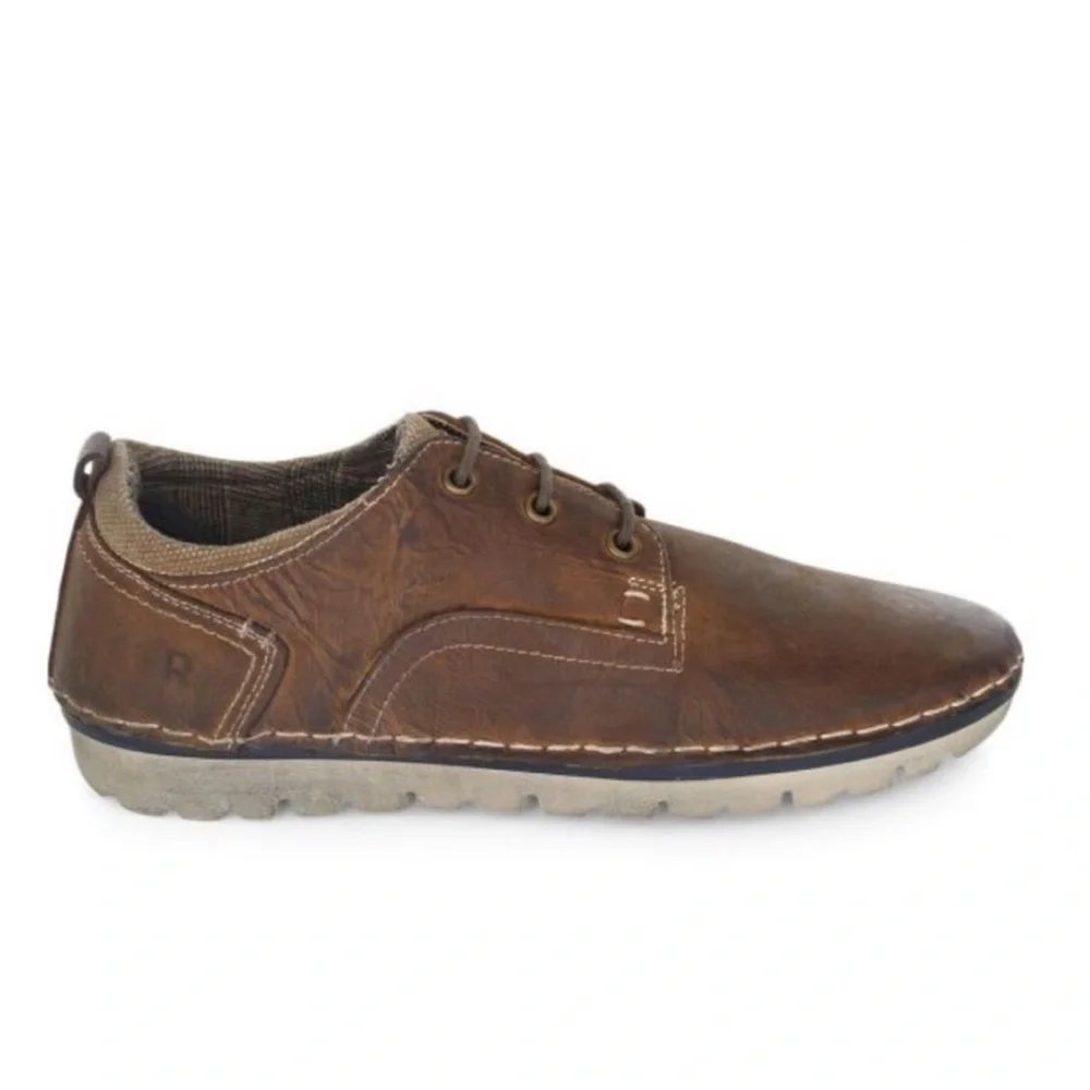 Roan by BedStu Arlo shoes size 9.5 Tan Greenland Brown Leather Oxfords